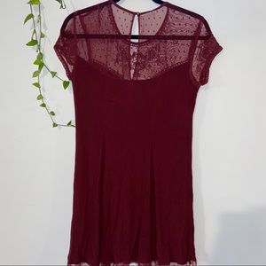 Maroon dress